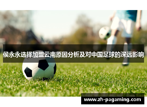 侯永永选择加盟云南原因分析及对中国足球的深远影响
